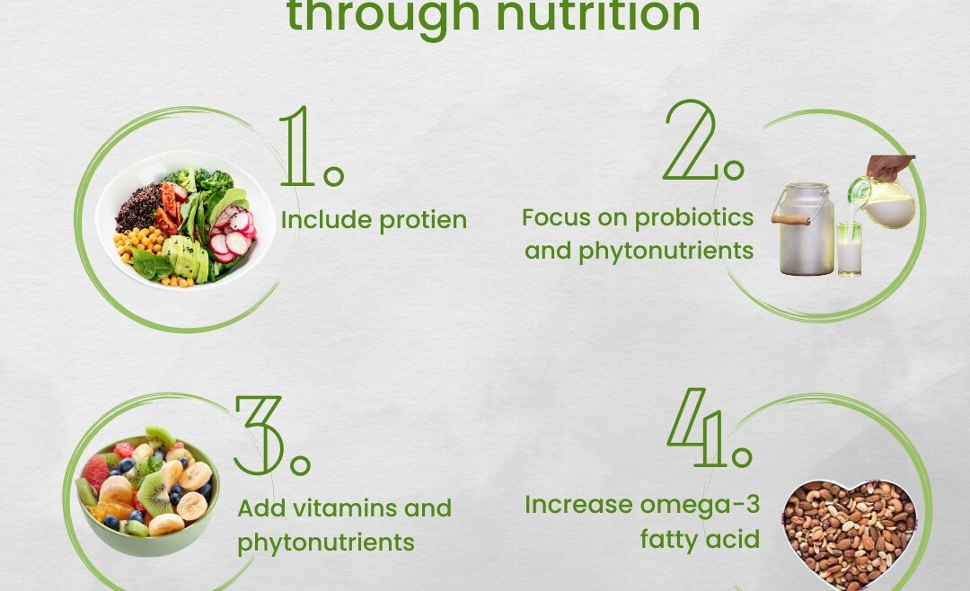 How to boost your  immune system  through nutrition