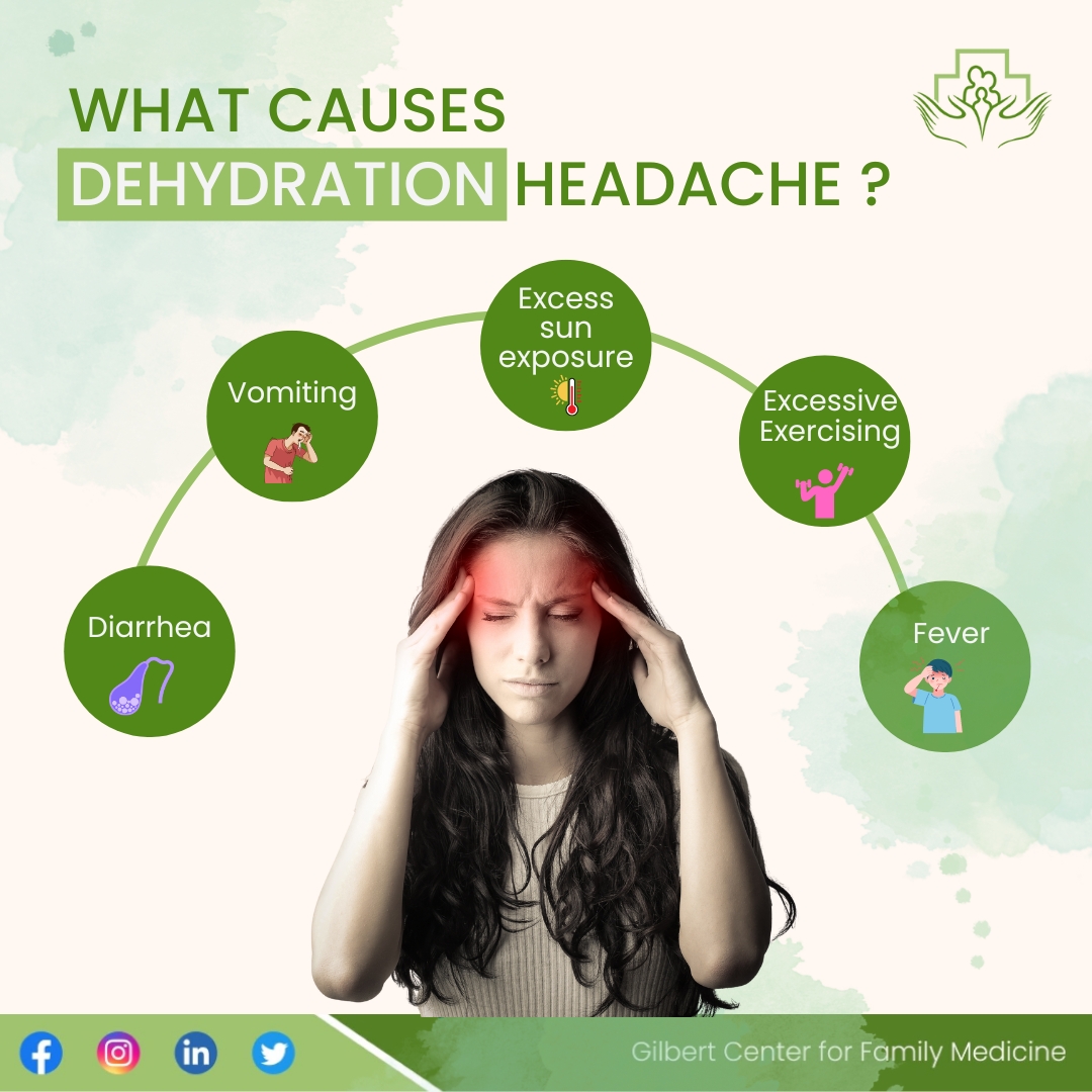 causes-of-dehydration-headache-gilbert-center