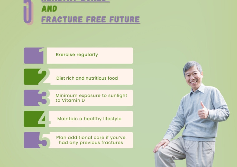 Steps To  Healthy Bones  And Fracture Free Future