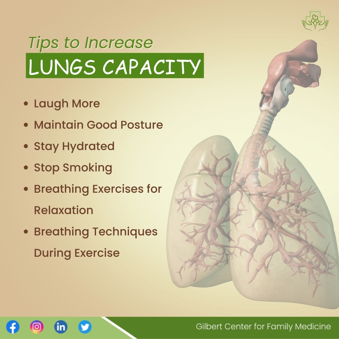 Tips to Increase Lungs Capacity - Gilbert Center