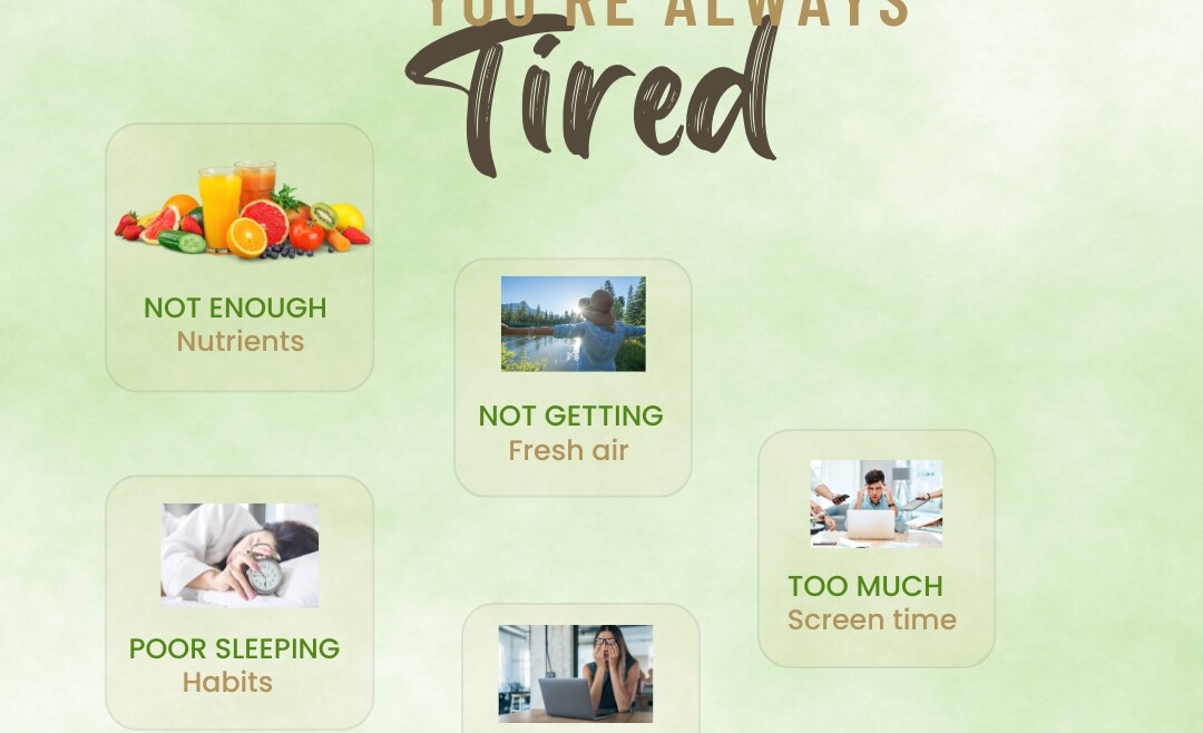 The reasons why you’re always Tired