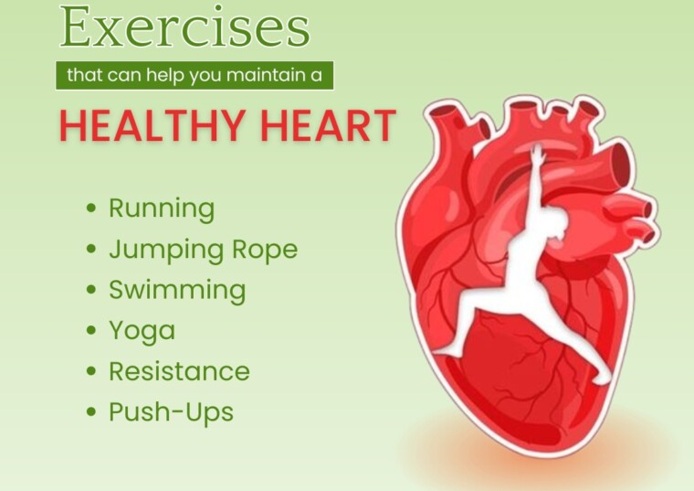 Exercise can help you maintain HEALTHY HEART