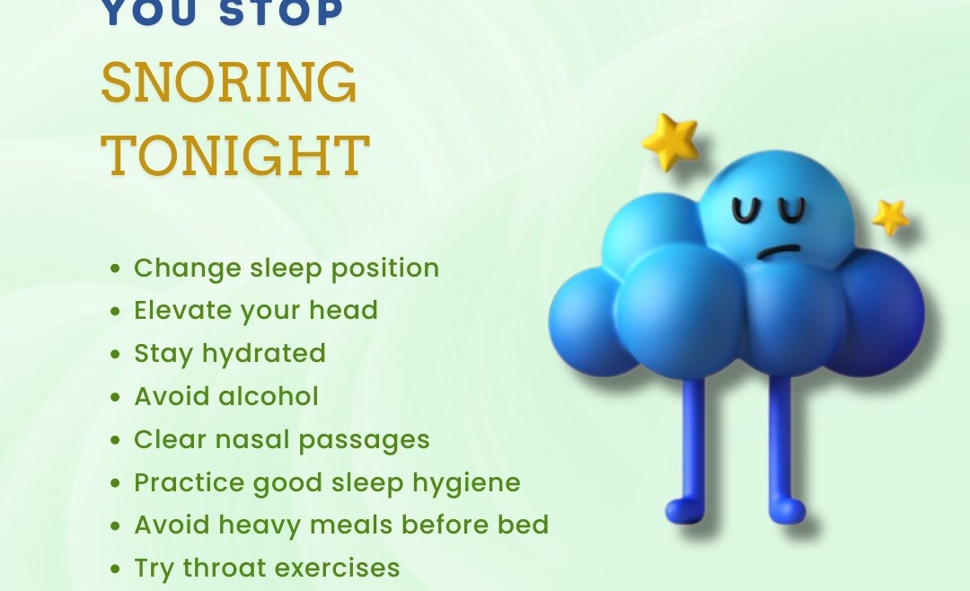 Tips to Help You Stop Snoring Tonight