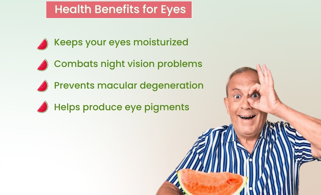 Watermeleon Health Benefites for Eyes