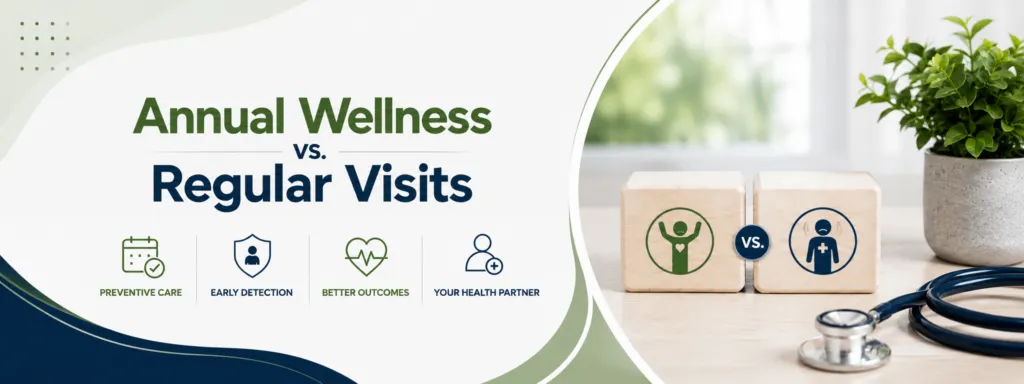 Annual Wellness vs. Regular Visits annual wellness vs Regular visits